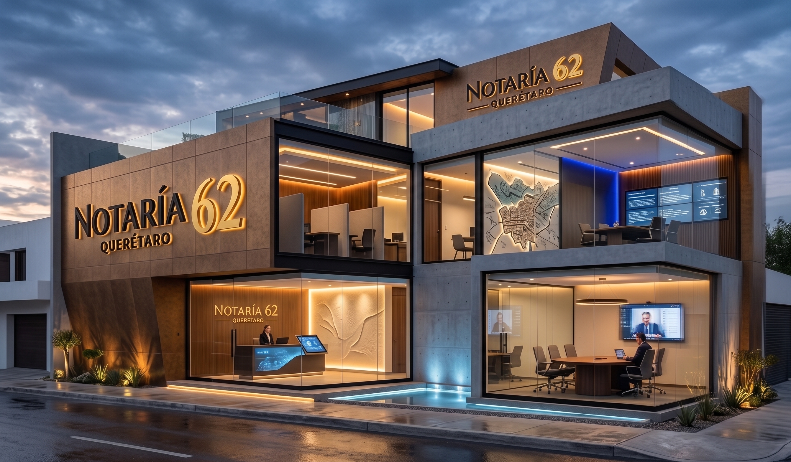 Fachada de Notaría 62, Querétaro